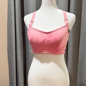 VSX Pink Seamless Wireless Light Support Sports Bra
